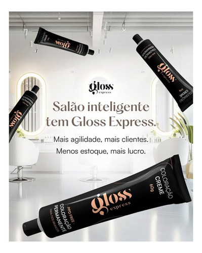 Coloração Gloss Express + Ox 13 Vol / 4% 150 Ml