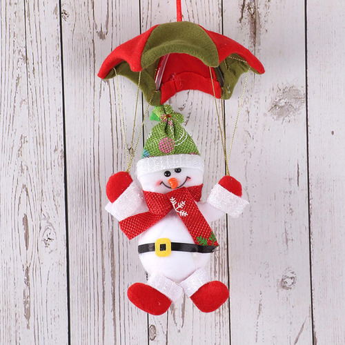 Colgante De Navidad Con Paracaídas De Papá Noel, Colgante