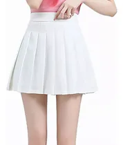 Comprar Falda Corta Tableada,falda Circular,corte A Amplia Casual