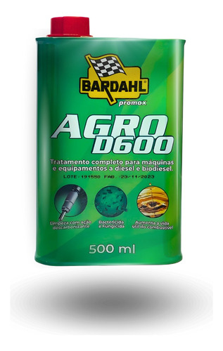Bardahl D600 Aditivo Tratamento Diesel Biodiesel Bactericida