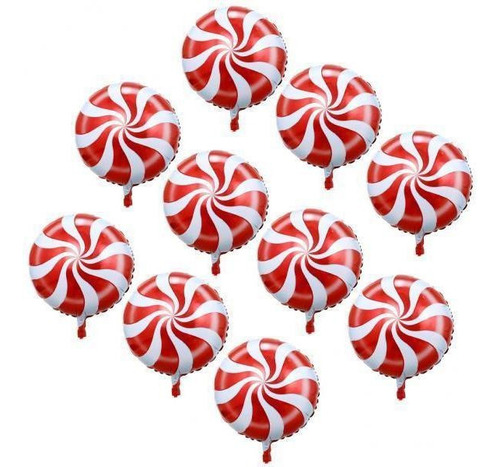 2x10 Piezas Lollypop Candy Foil Globos Boda Fiesta De