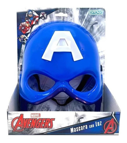 Mascara Con Luz Capitan America Avengers Ditoys 3c