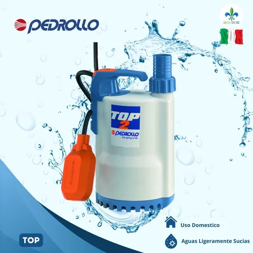 Bomba Sumergible Top 5 Aguas Sucias 1.25 Hp - Pedrollo
