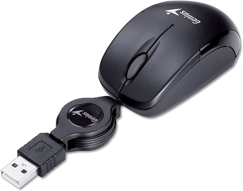 Mouse Genius Micro Traveler Black Usb Jmc