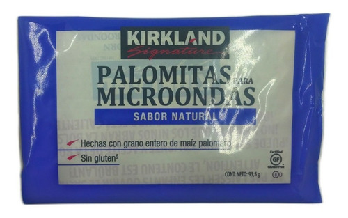 Palomitas Microondas  Kirkland Signature 1 Pieza   2 Sabores Sabor Natural