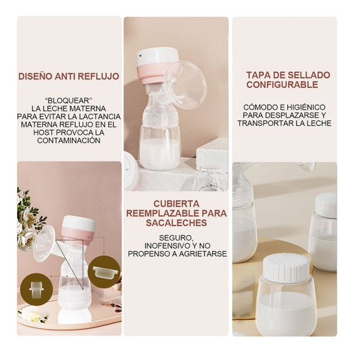 Extractor De Leche Eléctrico Recargable 2 Modos Y 9 Niveles