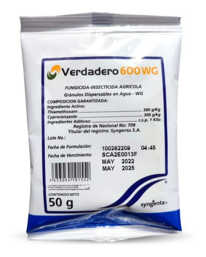 Fungicida Verdadero 600wg X 50g - g a $900