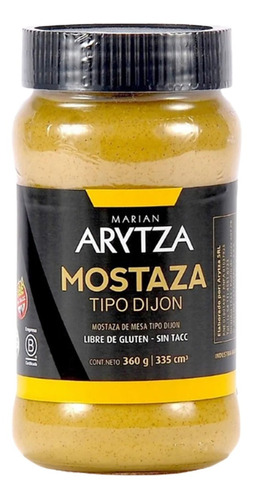 Mostaza Tipo Dijon  Arytza 360g