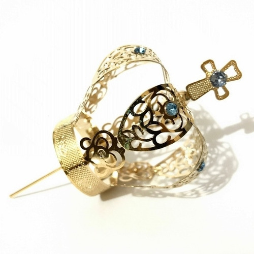 Imagem Nossa Senhora Aparecida Replica 30cm Manto E Coroa