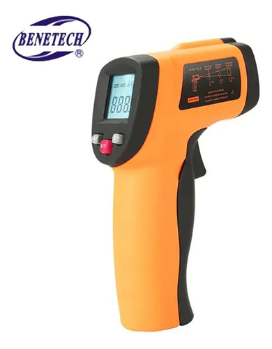 Pirómetro Benetech Industrial Infrarrojo Gm550 Digital Laser