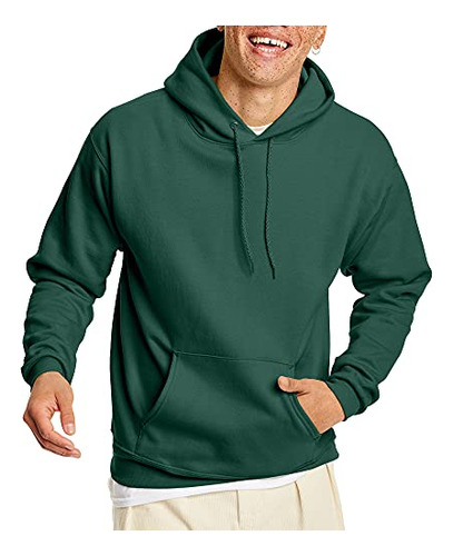 Sudadera Con Capucha Hanes Ecosmart Deep Forest Para Hombre