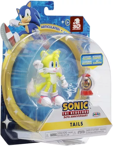 Boneco Sonic Original Importado Tails Articulado 11 Cm