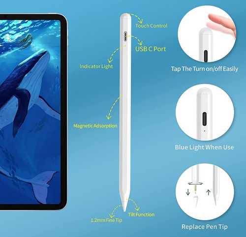 Lápices Touch Compatible Con Apple iPad Todos Los Modelos