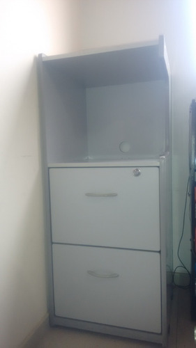 Mueble Archivador Formica Con Repisa Usado En Buen Estado