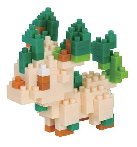 Nanoblock - Leafeon Pokémon, Kit De Construcción De La Serie