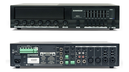Amplificador De Audio Samson Zm 75 Multizona La Plata