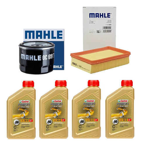 Kit Service Bmw R 1250 Gs R Rt Mahle Castrol 5w40 Ryd