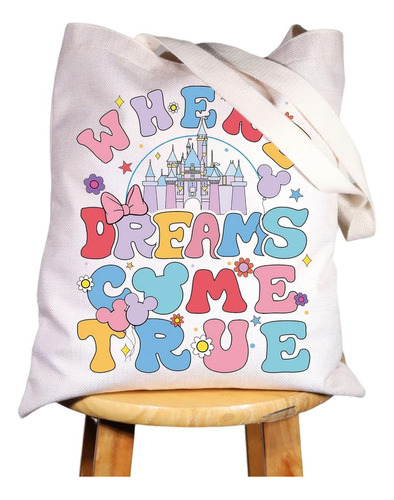 Wzmpa Magic Kingdom Tote Bag Princess Castle Tale Gift Donde