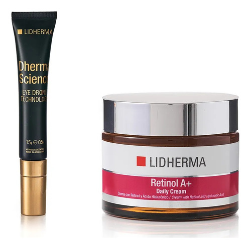 Kit Retinol A+ Daily Cream + Dherma Science Eye  Lidherma