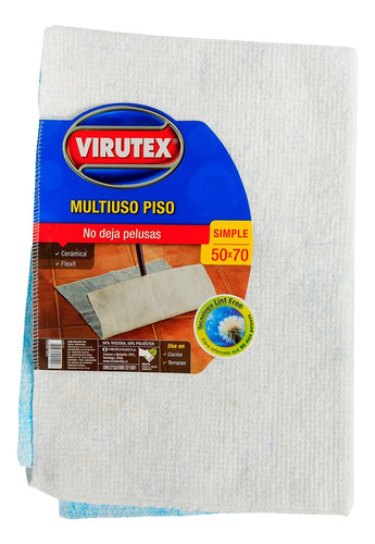 Trapero Algodón X1 Simple 50x70 Cm Absorbente Virutex