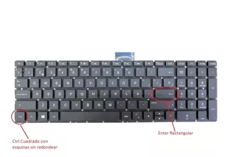 Teclado Español (sp) Compatible Hp 15-bw005la