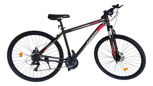 Bicicleta Mountain Bike Randers Kawill Thunder MTB R29 - 21 Velocidades Cambios Shimano - Color Rojo - Cuadro Talle S