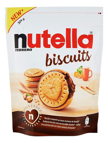 Paquete De Galletas Nutella Biscuits Importado 276g