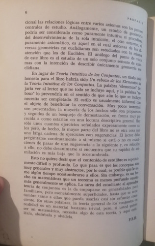 Teoría Intuitiva De Los Conjuntos Paul Halmos