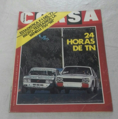 Revista Corsa Parabrisas. 24 Horas De Tn. 1977 - Num 600