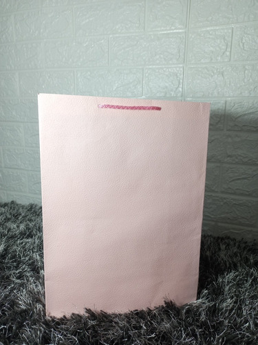 Bolsas De Papel (rosa Claro) 40pz