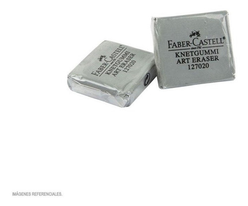 Imagen 2 de 4 de Combo X 3 Gomas 7020 Gris Para Artista Faber-castell