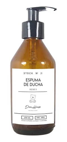 Set 3 Dispenser Bebe Shampoo Espuma De Ducha Oleo Calcareo