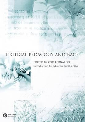 Libro Critical Pedagogy And Race - Zeus Leonardo