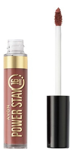 Avon Power Stay Labial Liquido Intransferible 16 Hours Acabado Mate Color Barel Y Baked