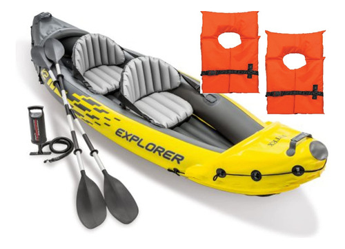 Kayak Explorer K2 Intex +2 Salvavida  Oferta!!