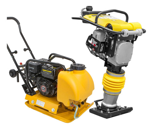 Compactador Vibratorio Gasolina Tanque Agua 6.5 Hp + Gato