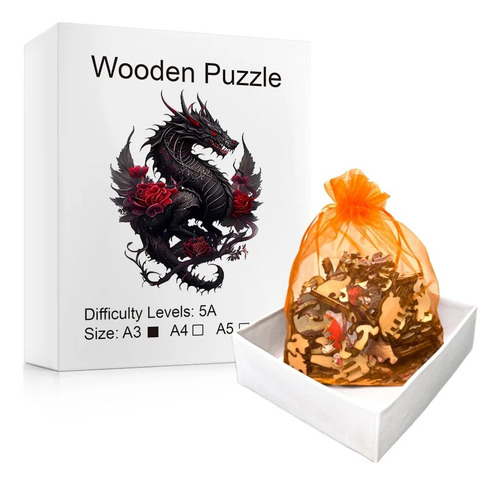 Rompecabezas Puzzle De Madera Caja 300 Pz