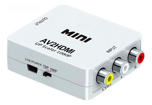 Adaptador Rca A Hdmi Conecta Dispositivos Viejos En Tu Tv