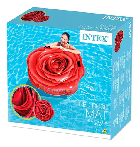 Rosa Gigante Flotante Importada Intex Relax Piscina Fact A
