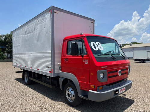 Vw 8150 2008/2008 Vermelha Baú