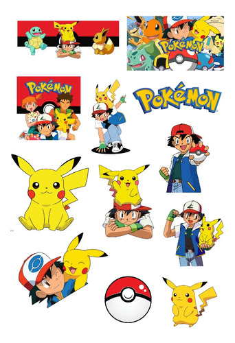 Calcos, Stickers Pokemon Pikachu