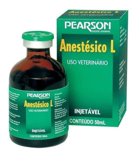 L Pearson Anestesico 50ml Uso Veterinário Eurofarma