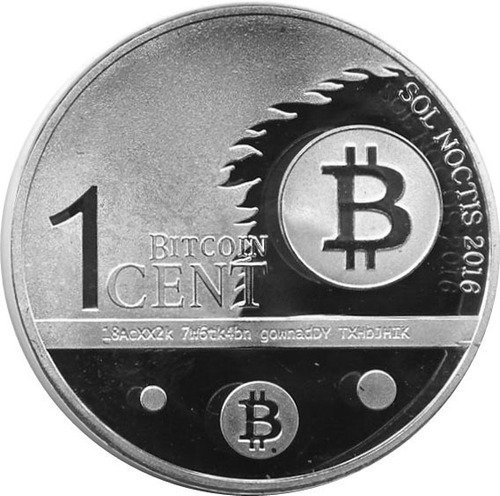 Bitcoin 1 Cent Silver ( Edicion Limitad ) Entrega Inmediata 