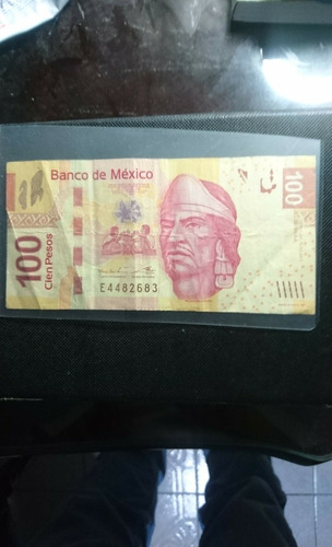 Billete De Colección De Cien Pesos Netzahualcoyotl Serie Aa