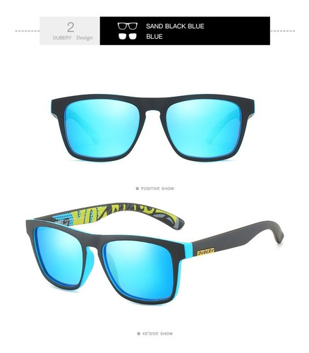 Imagen 2 de 3 de Lentes De Sol Marca Dubery Uv 400 Polarizados