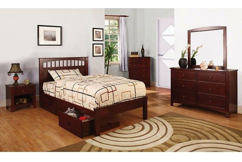 Imagen 3 de 4 de Cama Contemporánea De Madera, Individual ¡envio Gratis!