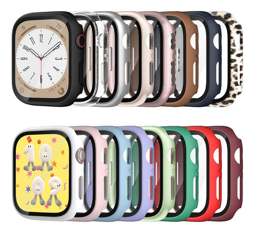 Paquete 16 Protectores Pantalla Para Watch Series 8 Y Watch