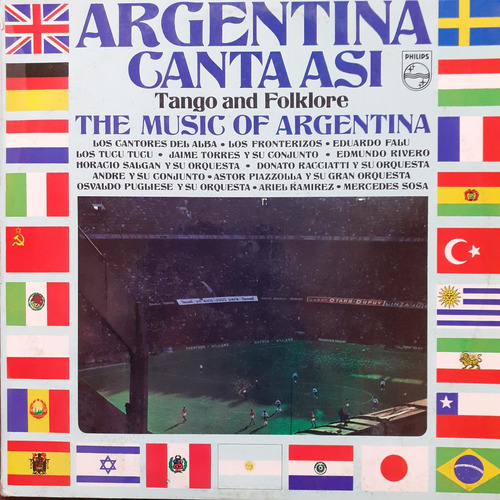 Vinilo Argentina Canta Asi (tango Y Folklore) Album Doble