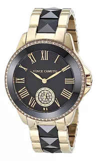 Reloj Vince Camuto Vc/5046bkbg Swarovski Ceramica