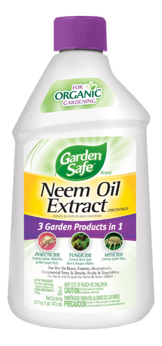 Garden Safe Concentrado De Extracto De Aceite De Neem, Para 